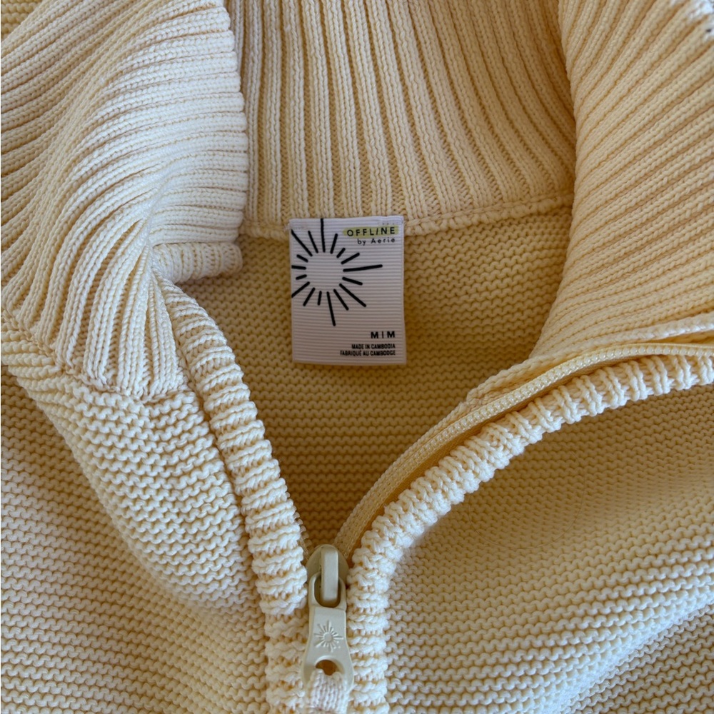 Offline by Aerie Quarter zip Sweater - Picture 2 of 6